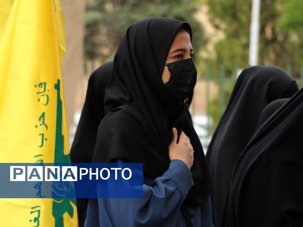 غرش خشم انقلابی دانشجویان دانشگاه آزاد مشهد علیه صهیونیسم و فریاد همبستگی با غزه