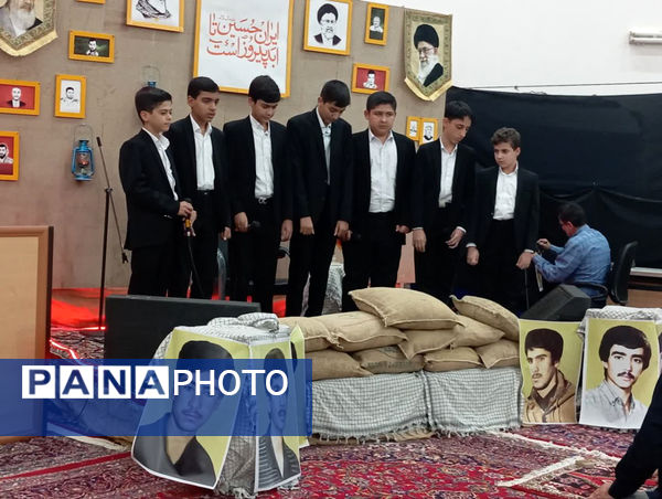 گرامیداشت یاد و خاطره شهدای دانش‌آموز شهرستان جعفرآباد