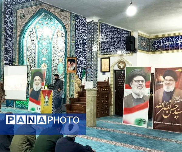 برگزاری مراسم شهرستانی به‌مناسبت تدفین شهیدان نصرالله و صفی‌الدین در شهرستان فیروزکوه