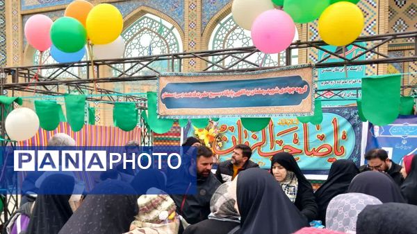 شادپیمایی روز میلاد حضرت مهدی (عج) در شهرستان سمنان