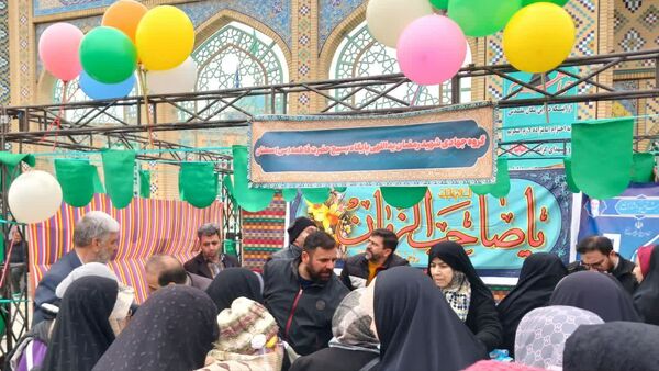 شادپیمایی روز میلاد حضرت مهدی (عج) در شهرستان سمنان