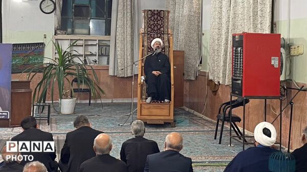 سخنرانی امام جمعه کاشمر در مسجد جامع روستای فرگ