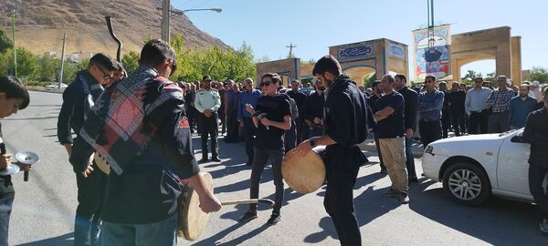 تشییع پیکر پاک و مطهر شهید مختار مرشدی در شهرستان فریدونشهر