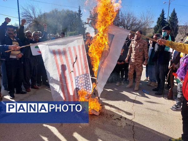 راهپیمائی یوم الله ۲۲بهمن در شهرستان آبدانان