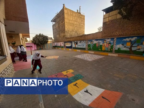 پروژه حیاط پویا در دبستان  شطیطه نیشابور