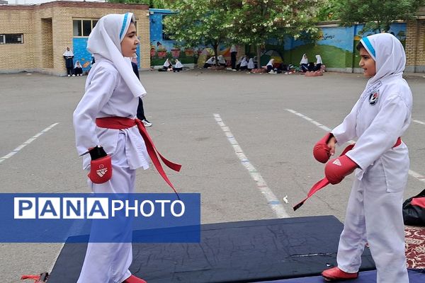 هنرنمایی دانش آموزان  مدرسه خواهران بابایی در روز دختر