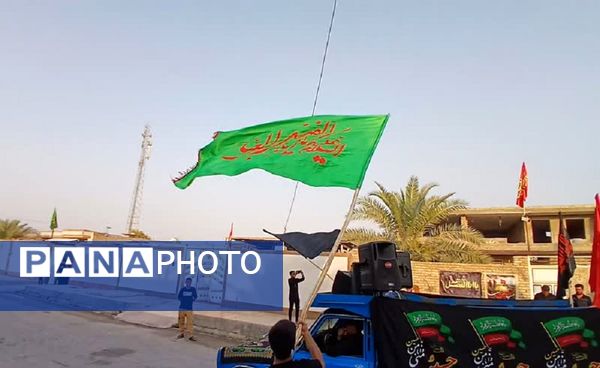 تشییع نمادین پیکر امام حسین(ع) در گمبوعه بزرگ