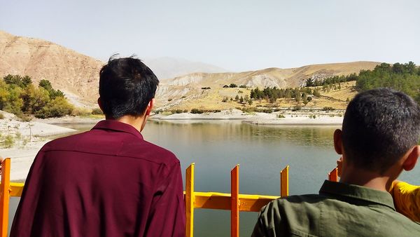 بازدید دانش آموزان پایه دهم دبیرستان شاهد ابوذر غفاری از سد اردوگاه باغرود 