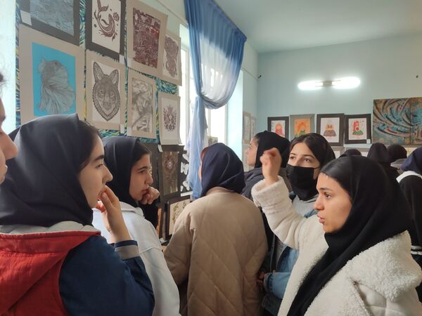 نمایشگاه ماها در هنرستان بصیرت آشخانه