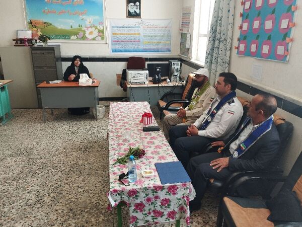 بازدید ارزیاب کشوری از مدارس تمام تشکیلاتی شیروان
