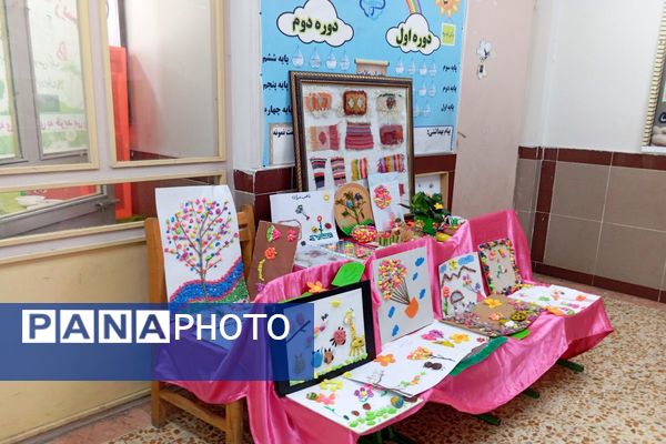 نمایشگاه صنایع دستی و طرح جابربن حیان در مدرسه فردوسی اردبیل