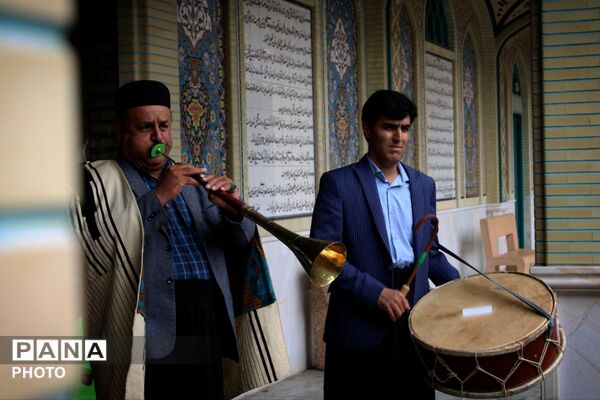 ‌حضور قوم بختیاری در تشییع شهید سجاد نادری