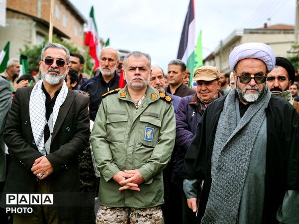 فریاد بلند آزادی قدس در گلوگاه 