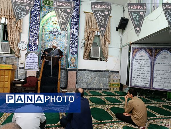 عزاداری سالروز شهادت امام حسن عسکری (ع) در مسجد صاحب‌الزمان آشخانه