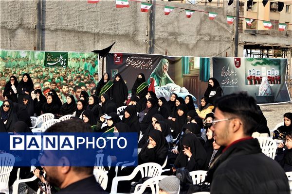 مراسم دومین سالگرد خاکسپاری شهید گمنام آموزشکده فنی دختران قم