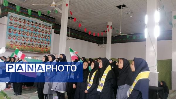 جشن روز دانش آموز دختران دبیرستان حضرت فاطمه و حضرت رقیه در مهدیه شهر بار نیشابور 