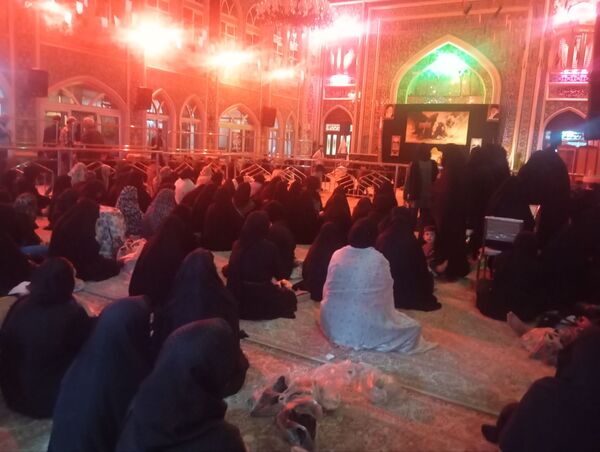 برگزاری مراسم شب سوم عزاداری اباعبدالله(ع) در تکیه ابوالفضلی نیشابور