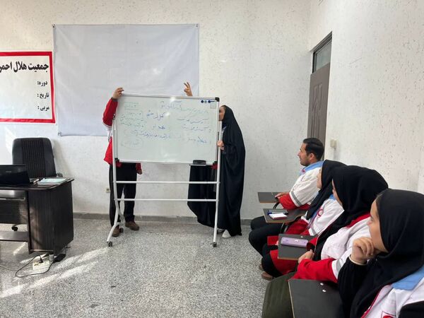 برگزاری کارگاه آموزشی تیم‌های تخصصی سحر جمعیت هلال احمر شهرستان‌های گرمه و جاجرم
