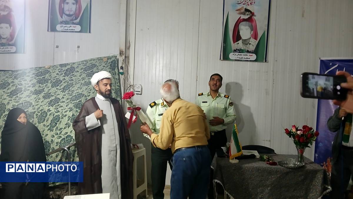 گرامیداشت هفته نیروی انتظامی در مسجد بقیه الله کاشمر 