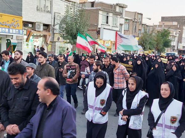 تجمع مردم خرمدره در محکومیت ترور شهید سیدحسن نصرالله