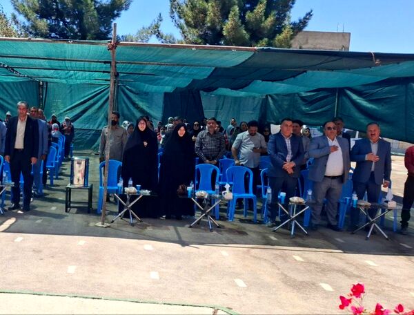 افتتاحیه آموزشگاه  سه کلاسه  دبستان دخترانه شهید نصرآبادی فیض آبادنیشابور 