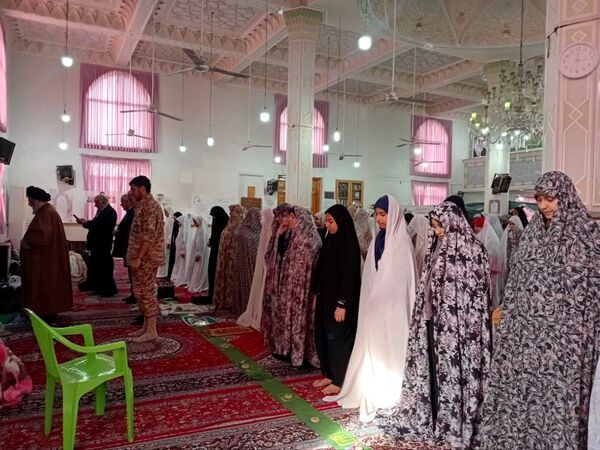 اعتکاف دانش‌آموزی در شهر بهنمیر