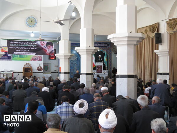 نماز عبادی سیاسی جمعه در خلیل آباد