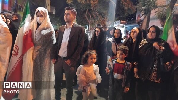 مراسم جشن عروسی دو زوج اهری همزمان با عید سعید غدیر خم 