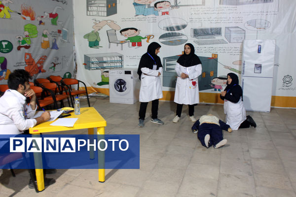 رقابت‌های مراقبین سلامت قم در بخش امداد و نجات