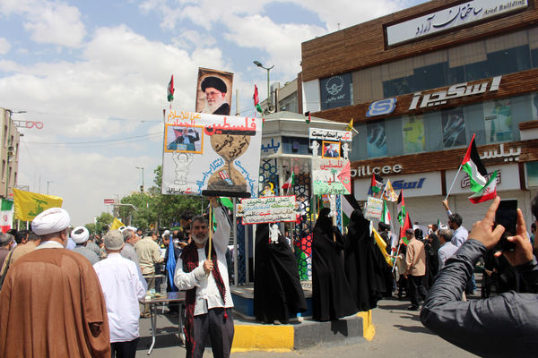 اعلام انزجار مردم قم از جنایات رژیم صهیونیستی در جمعه خشم