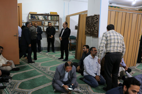 مراسم اربعین شهدای پرواز اردیبهشت در آموزش و پرورش قم