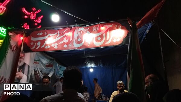 موکب کانون باهنر  در شصت و هفتمین شب از اجتماعات مردمی نیشابور
