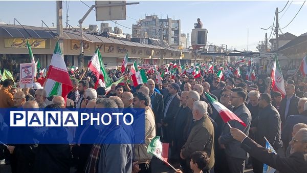 فریاد امت و راهپیمایی ۲۲ دی در شهرستان محمودآباد