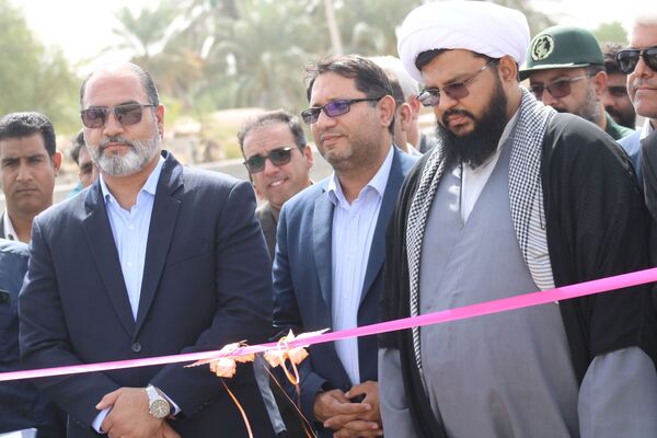 افتتاح زمین چمن روستای محمد آباد چاه ملک 