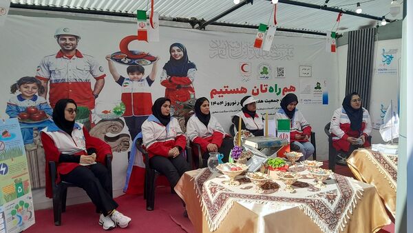 خدمت‌رسانی یکپارچه جمعیت هلال احمر استان البرز از مسافران نوروز