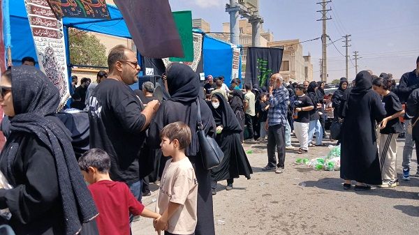 پیاده‌روی جاماندگان اربعین درشهرستان نظرآباد برگزار شد