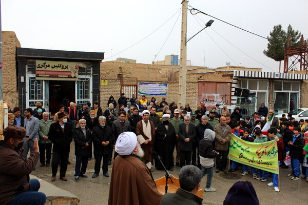 گرامیداشت حماسه ۹ دی در  شهر درق 