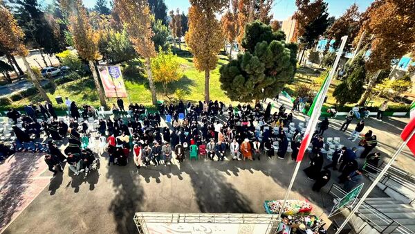 استقبال معنوی دانشگاه آزاد نظرآباد از پیکر شهید گمنام در ایام فاطمیه