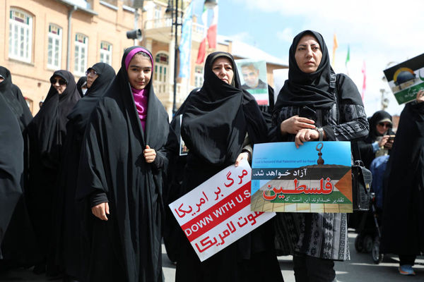  اعلام‌ انزجار مردم ارومیه در محکومیت جنایات رژیم صهیونیستی