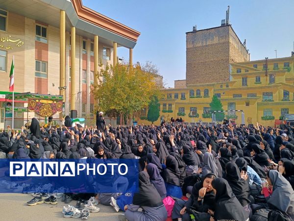 یادوراه شهادت حضرت فاطمه زهرا در مدرسه هوشیار