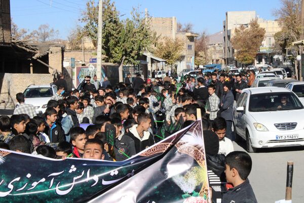 دسته عزاداری نوگلان فاطمی در شهرستان بن 
