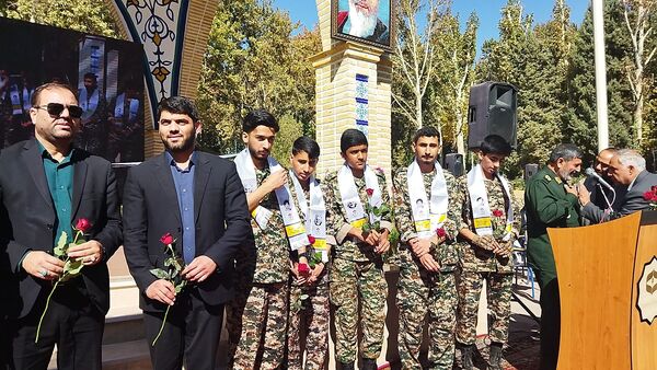  آیین افتتاحیه یادمان شهید دانش آموز اردوگاه باغرود نیشابور