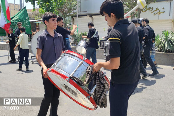 مراسم عزاداری عاشورای حسینی در شهرستان شیروان 