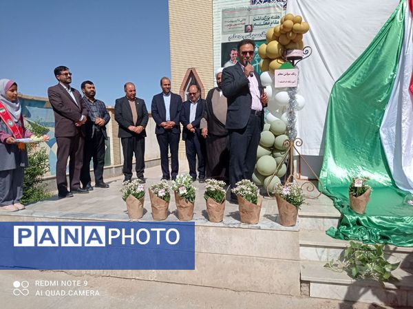 نواختن زنگ سپاس معلم در شهرستان جاجرم