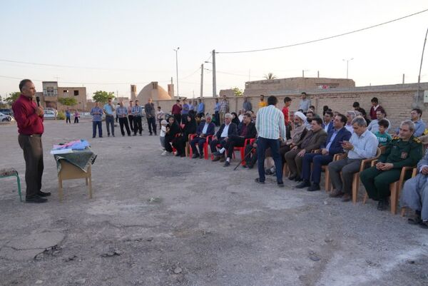 آیین کلنگ‌زنی مدرسه ۶ کلاسه فرهنگی فرهیخته زنده‌یاد زهیری 