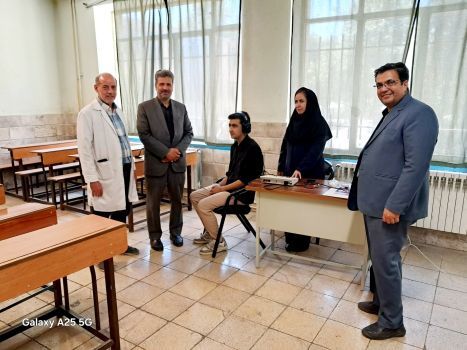 بازدید از روند معاینات استخدامی پذیرفته‌شدگان دانشگاه فرهنگیان