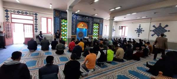 افتتاح نمازخانه هنرستان شبانه‌روزی کار و دانش خاص عبدالحسین تنباکوچی