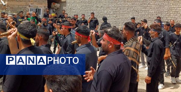 عزاداری در روستای مومن آباد قم