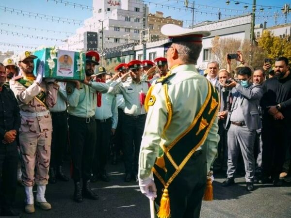 تشییع پیکر مطهر شهید مرزبان سجاد صیامی 