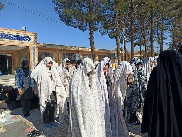 برگزاری نماز باران در شهرستان کاشمر